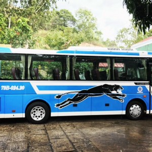 Hình ảnh xe thực tế vận hành trên cung đường biển